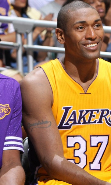 Metta World Peace is giving away tickets to Kobe Bryant's last game